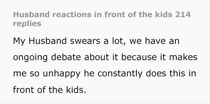 “It Makes Me So Sad”: Husband Scream-Swears At His Wife And His Kids, She Is Anxious And Exhausted