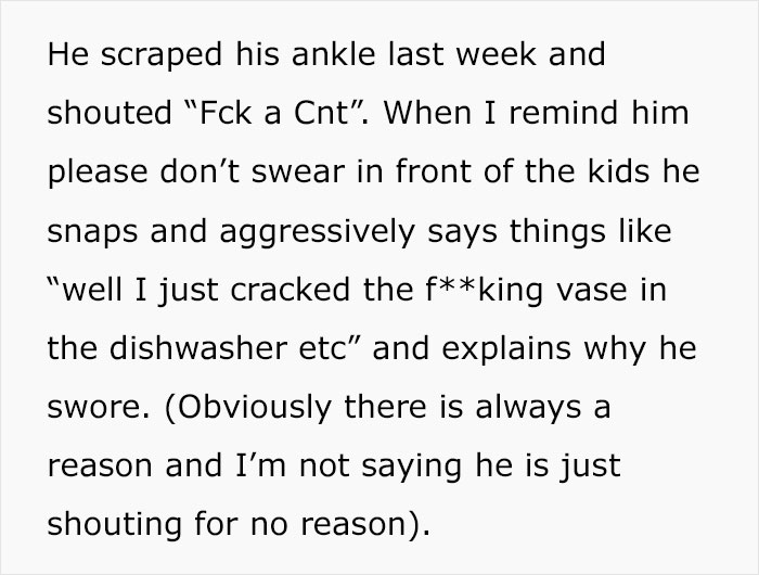 “It Makes Me So Sad”: Husband Scream-Swears At His Wife And His Kids, She Is Anxious And Exhausted