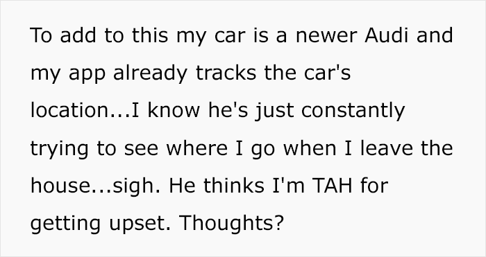 Wife Realizes Husband Doesn't Trust Her After Finding A Surprise In Her Car