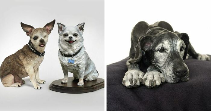 20 Of This Artist’s Hyperrealistic Pet Sculptures That Will Make You Want One Of Your Own