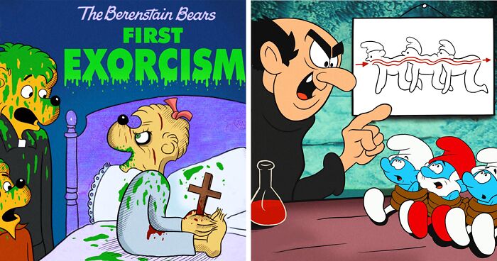 Iconic Cartoons Got A Horror Makeover, And The Result Is Both Nostalgic And Terrifying (32 Pics)