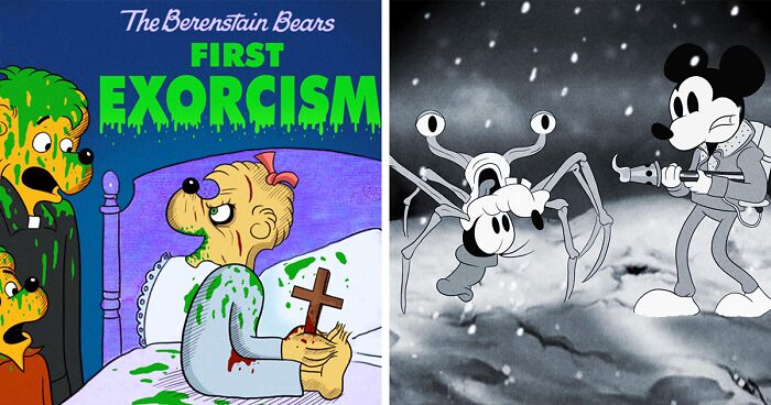 Artist Crosses Iconic Childhood Cartoons With Horror, And The Results Are Way Too Natural Looking (32 Pics)