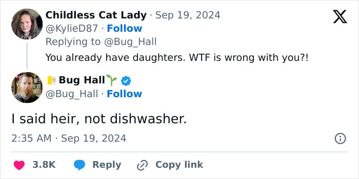 Former Child Star Announces Birth Of "Heir" Son And Refers To Wife And Daughters As "Dishwashers"