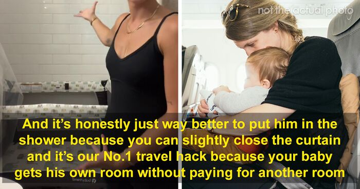 Netizens Put Mom On Blast After She Reveals She Puts Her Baby In Shower While Traveling