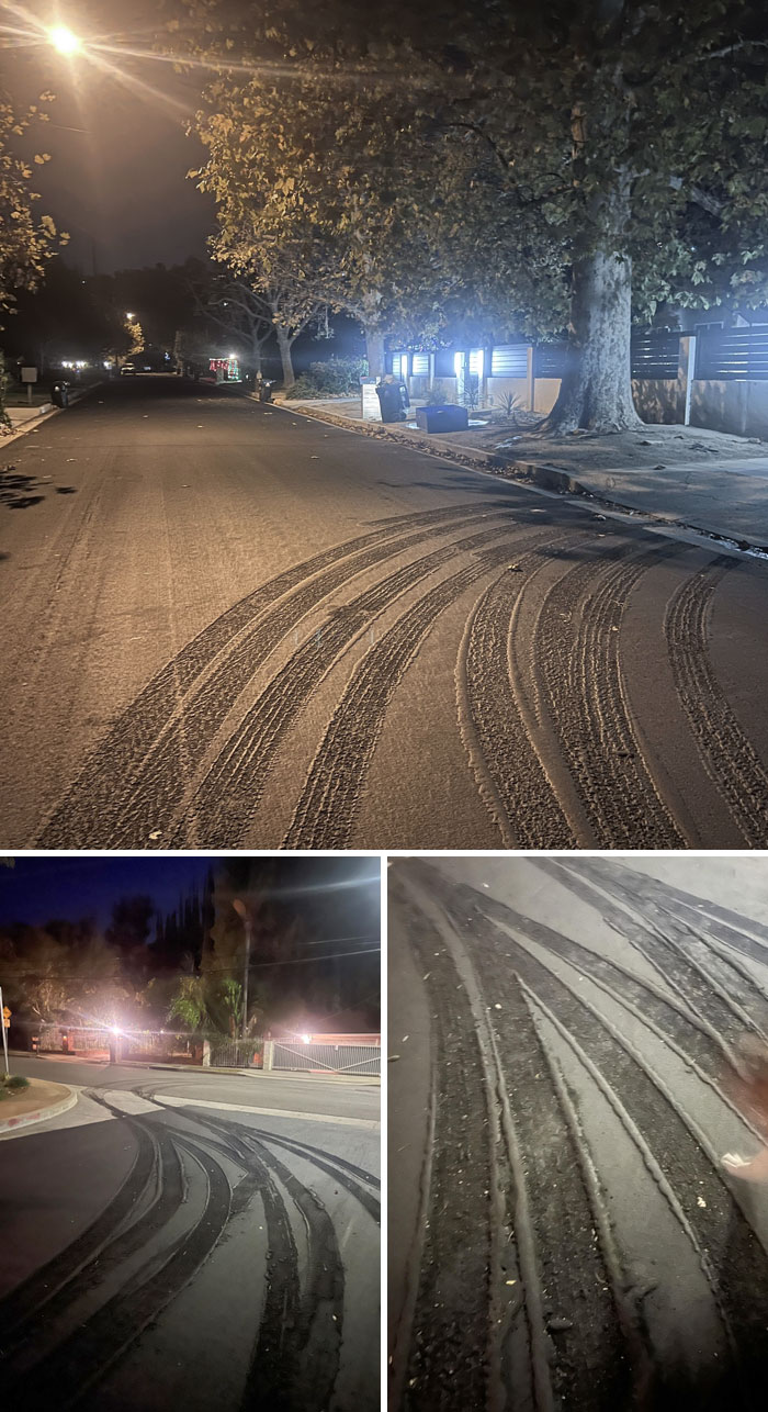 Los vecinos dejaron su huella en la nueva carretera