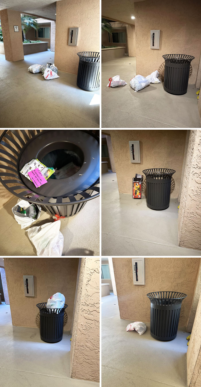 I Present To You, Lazy Neighbors. These Neighbors Are Only A Few Steps Away From The Trash Chute And Refuse To Dispose Of Their Trash Properly. They Just Leave Their Trash In The Hallway