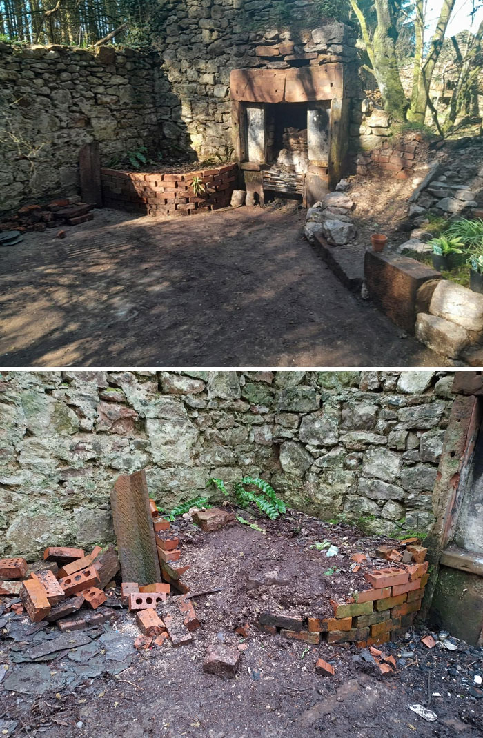 Built A Den In An Old Building Last Summer And Yesterday The Neighbors' Kids Came And Trashed The Place