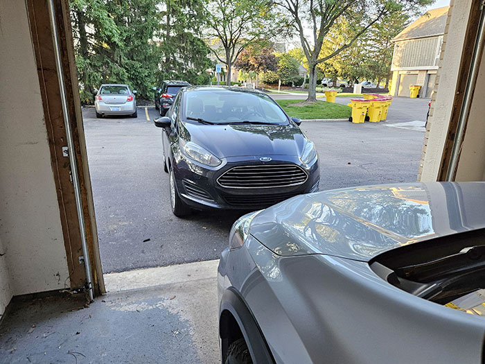 Neighbors Decided To Park In Front Of My Garage, Blocking Me In