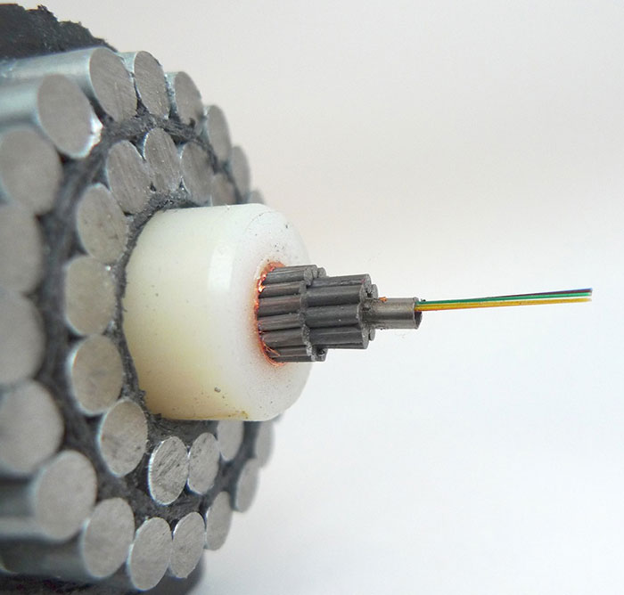 Cross-Section Of An Undersea Cable