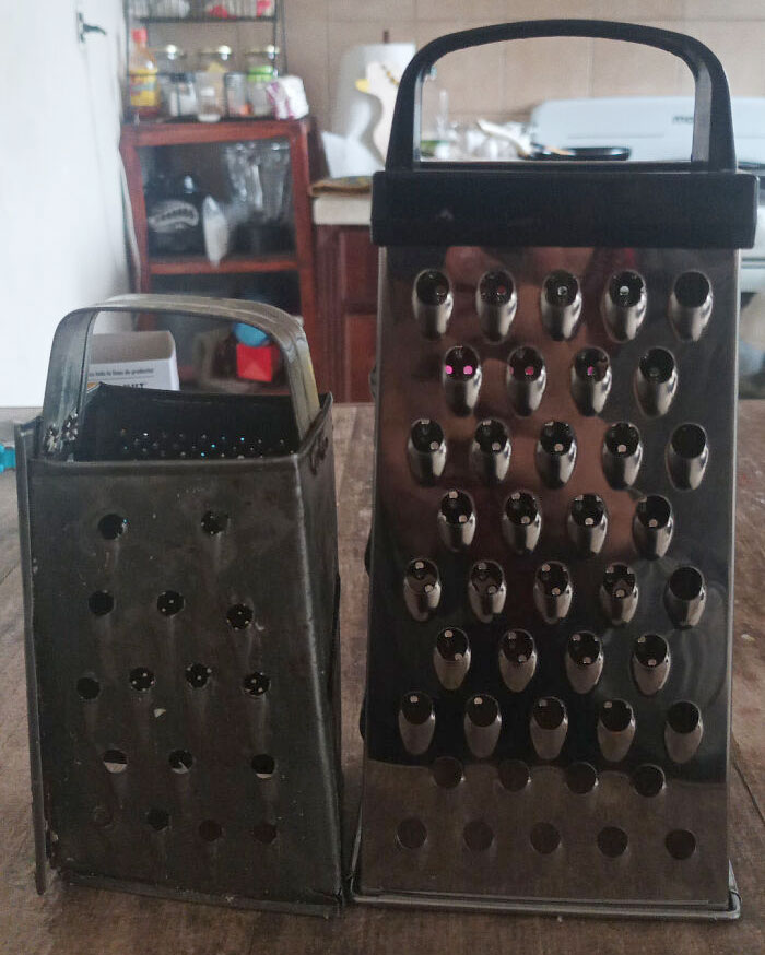 29-Year-Old Cheese Grater vs. Brand New One