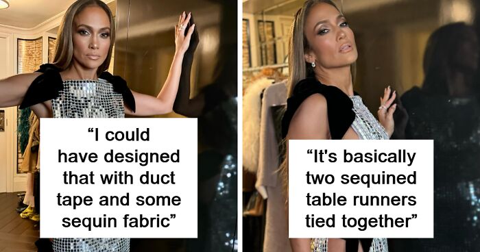 “Sequined Table Runner” Revenge Dress Worn By Jennifer Lopez In Toronto Goes Viral