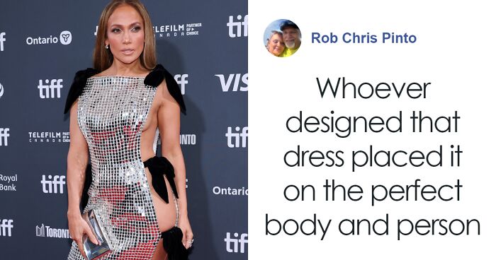 People Think Jennifer Lopez’s Sparkly Gown In Toronto Looks Like A “Table Runner”