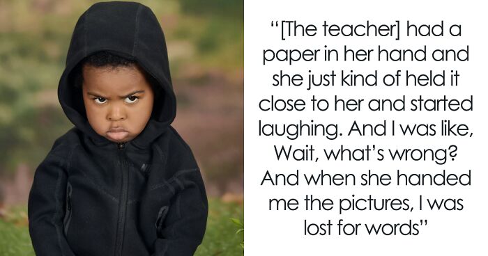 Kid Goes Viral After Mom Shares His Hilarious School Pictures, Which He Really Didn’t Want To Take