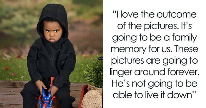 Mom Shares Angry Son’s First School Photos That Are So Hilarious Netizens Can’t Help But Laugh