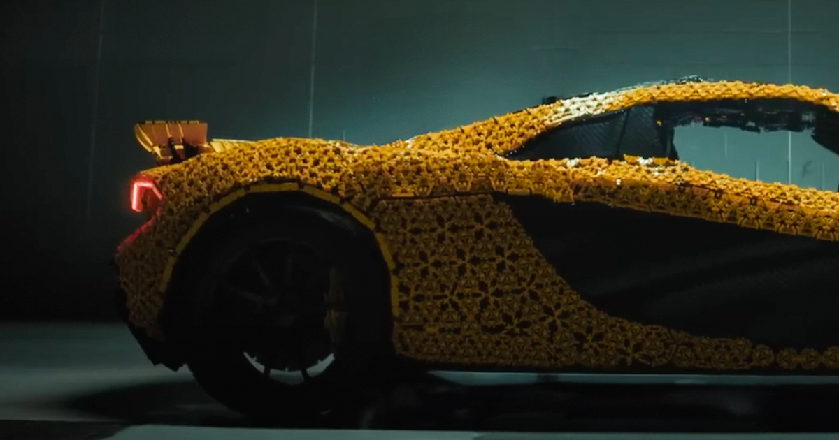 Meet LEGO Technic McLaren P1 Supercar, Which Took 8,344 Hours On Development And Construction