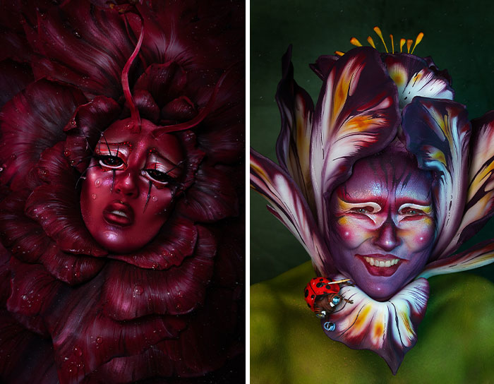 I Turned My Family And Friends Into Flower-Inspired Characters (9 Pics)