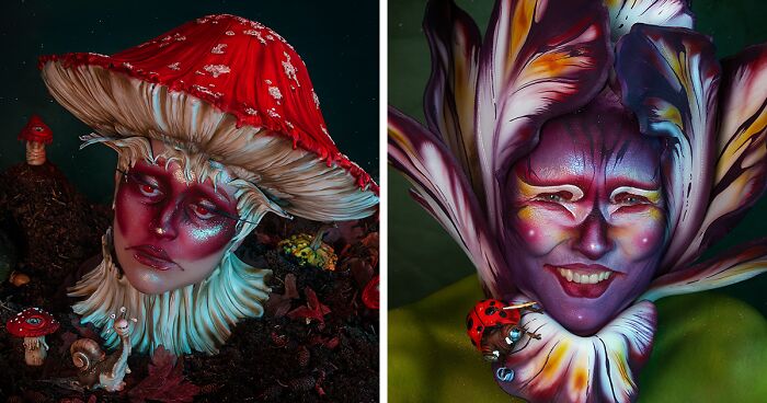 Bringing My Loved Ones To Life As Beautiful Flower Characters: My 9 Transformations