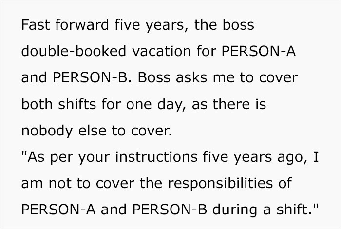 Employee Gets To Maliciously Comply 5 Years After Boss Created A Rule As They Kept The Email