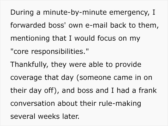 Employee Gets To Maliciously Comply 5 Years After Boss Created A Rule As They Kept The Email