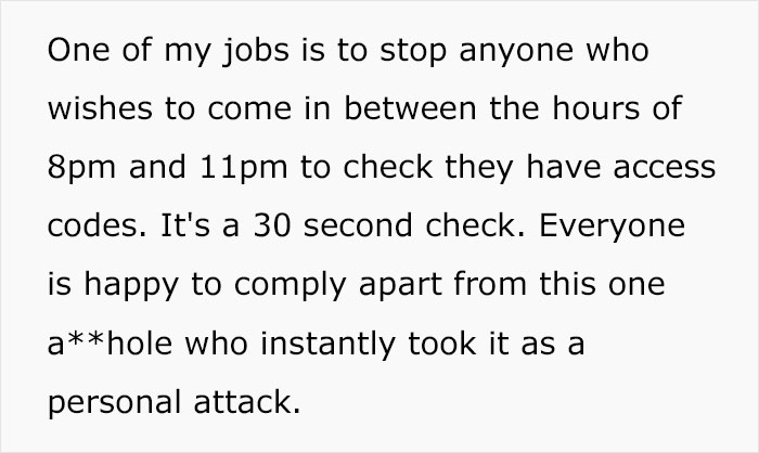 Rude Guy Thinks He Can Ignore Security, Regrets It After Wasting 5.5 Hours Instead Of 30 Seconds