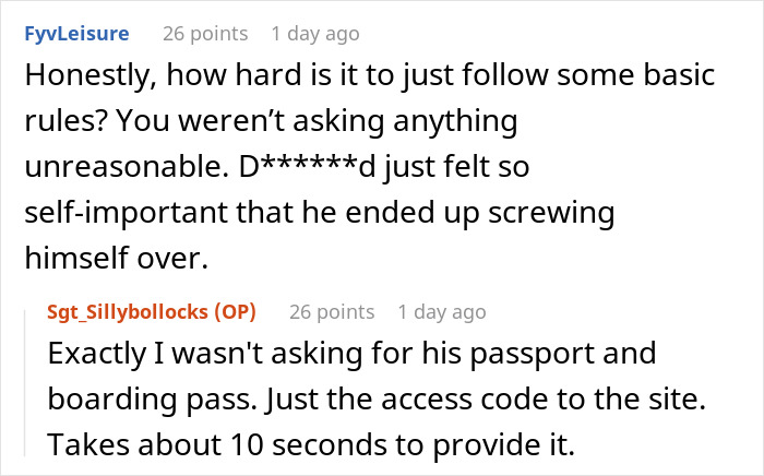 Rude Guy Thinks He Can Ignore Security, Regrets It After Wasting 5.5 Hours Instead Of 30 Seconds