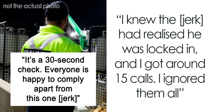 Security Employee Locks Trespasser In Storage Facility For The Night To Teach Him A Lesson