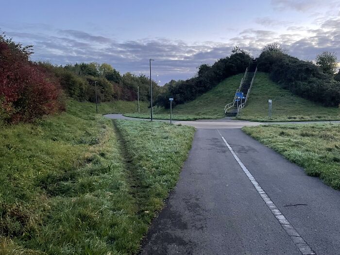 A Slightly Cold Desire Path This Morning [bristol, UK]