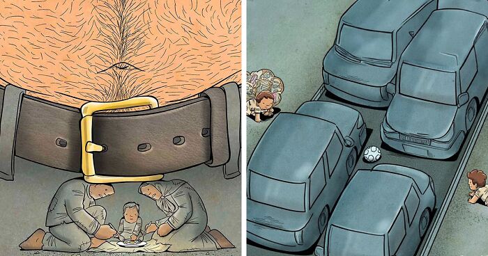 Heartwrenching Illustrations Showing Real-Life Issues In Today’s World By This Artist (21 New Pics)