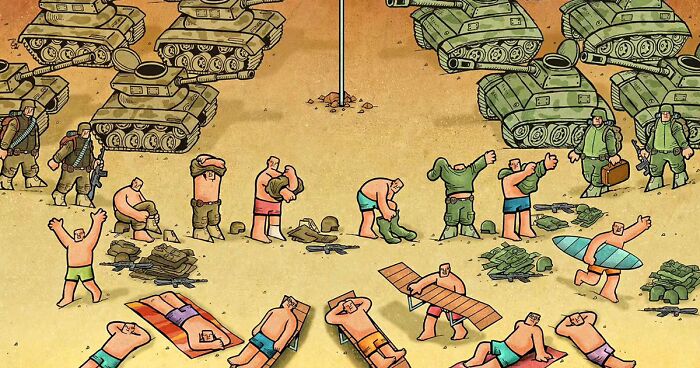 21 Illustrations That Confront Today’s World Issues, Created By This Artist (New Pics)