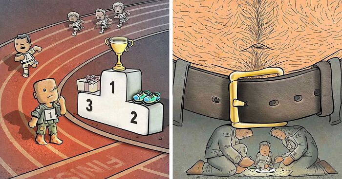 Artist Alireza Pakdel Illustrates 21 Hard-Hitting Truths About Today’s Society (New Pics)