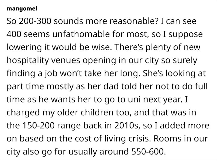 Daughter Turns 18 And Mom No Longer Gets Child Benefits, Decides To Charge Rent Over $500