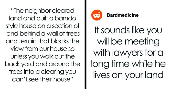 Couple Build An Entire House On Neighbor’s Land Without Any Survey, Turns Out 100% Is On His Land