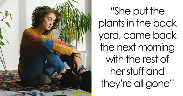 “We Called The Police”: Newcomer Discovers Her Bench And Plants Displayed In Neighbors’ Yard