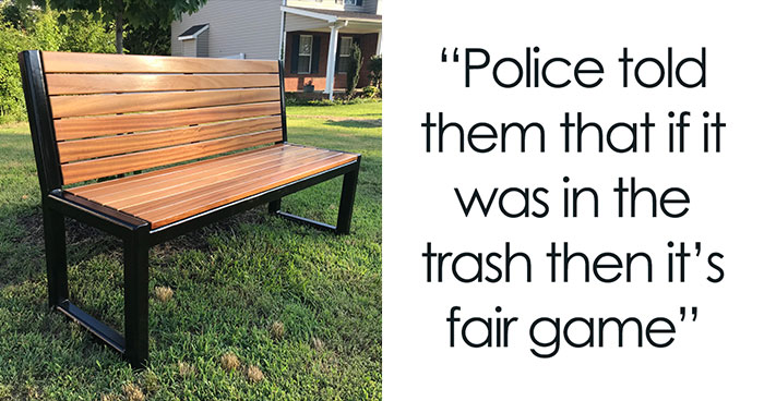 Couple Wants Their Bench Back After Neighbor Makes It Usable Again, Police Get Involved