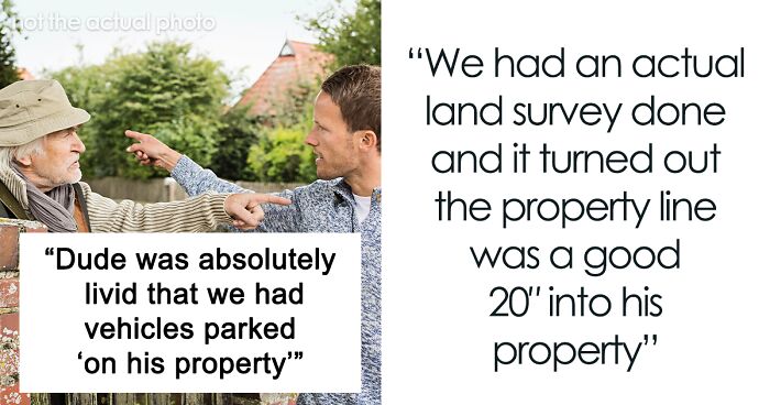 Neighbor Screws Up By Throwing A Fit Over A Few Inches Of Land, Says Goodbye To His Renting Plans