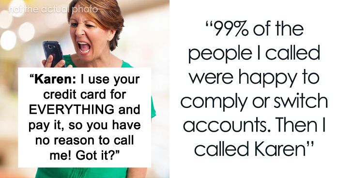 Grumpy Karen Won't Let Bank Representative Finish A Sentence, Gets Her Credit Card Canceled