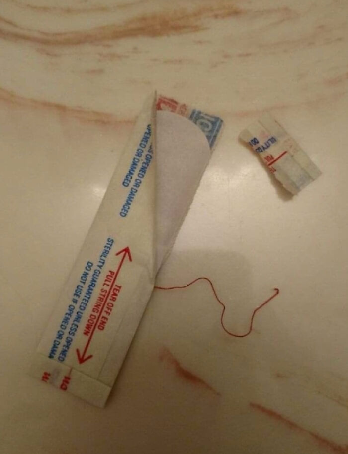 Remember When You Opened A Band Aid By Pulling A String?