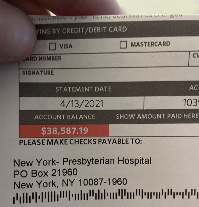 Just Got My $39k Hospital Bill For Having A Stroke At 34