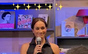 Awkward Moment As Oprah Interrupts Meghan Markle Mid-Speech During Book Store Opening