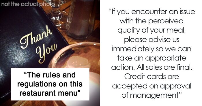 People Feel This Restaurant's Rules And Regulations Take All The Joy From Dining There