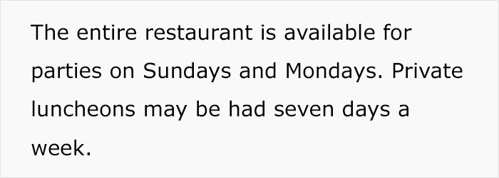 Restaurant’s Over-The-Top Rules Lead To Guest Cancellation, Owner Smugly Responds