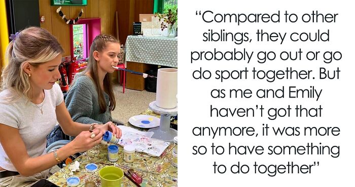 Painter Who Was Paralyzed At 13 Uses Her Mouth To Paint On Her Sister’s Ceramics, Goes Viral Online