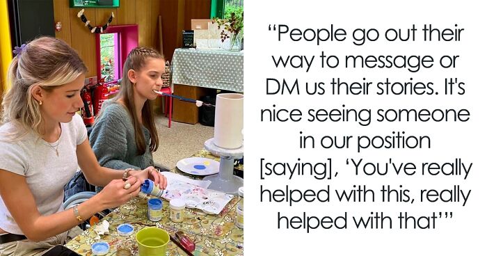 Paralyzed Painter Paints With Her Mouth, Starts A Business With Her Ceramist Sister