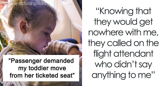 “Not Ask But Demand”: Couple Thinks A Woman And Her Toddler Should Just Share A Plane Seat