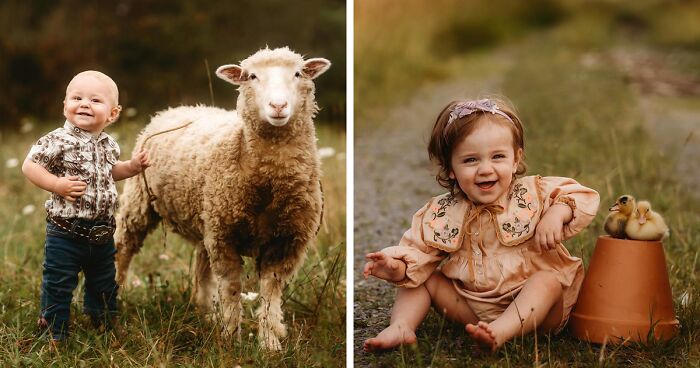 Photographer Andrea Martin Showcases The Adorable Bond Between Kids And Animals (25 Pics)