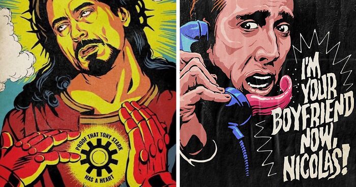 Pop Culture Meets Retro Art in These Vibrant Vintage Mash-Up Illustrations By Butcher Billy (30 Pics)