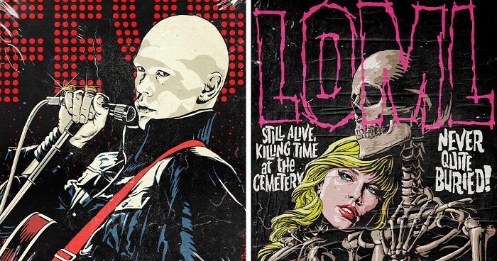 Pop Culture Meets Retro Art in These Vibrant Vintage Mash-Up Illustrations By Butcher Billy (30 Pics)