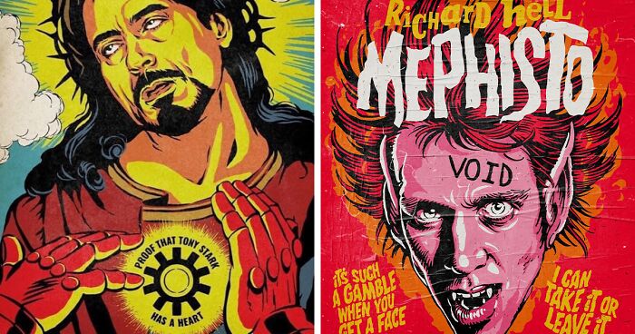 Pop Culture Meets Retro Art in These Vibrant Vintage Mash-Up Illustrations By Butcher Billy (30 Pics)