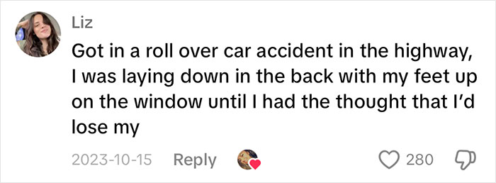 Woman Ignores Warning To Not Put Her Feet On The Car Dash, Gets Severely Injured During Car Crash