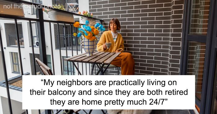 Couple Upset Neighbor Didn’t Invite Them To A Party, Her Response Is To Put Up A Balcony Divider